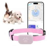 Cat GPS Tracker, No Monthly Fee, Compatible with Apple Find (iOS/Android), Pet Tracker for Small Cats and Dogs, Lightweight and Waterproof Collar