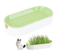 Cat Grass Planter, 8.2inch Self Watering Cat Grass Planting Container, Hydroponic Cat Grass Growing Kit, Cat Grass Sprouting Trays for Sprouts