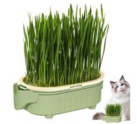 Cat Grass Planting Box | Cat Grass Hydroponic Planting Box Elephant-Shaped | Soil-Less Watering Hollow out Container for Novelty Pet Snacks for Courtyard, Window Sill