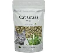 Cat Grass Seeds UK for Indoor & Outdoor Cats - Nutritious & Delicious Source of Fibre - Fast Growing - 150g Bulk Pack Makes 50 pots