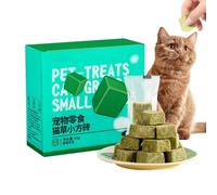Cat Grass Teething Snack - 60g Chew Grass Snack Pet Cat Freeze Dried Food | Enhances Interaction Edible Cat Toys for Teeth Cleaning for Balcony, Dining Room