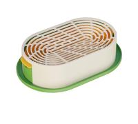 Cat Grass Tray | Hydroponics Planting Container | Cat Grass Growing Box | Pet Snack and Feeding Station | Indoor Home Cage Desktop Kitten Gardening Accessory for Cats Use