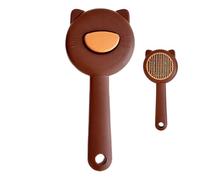 Cat Grooming Brush - 19.5x8x5cm Cat Grooming Tool Cat Brush, Massage Detangling Tool, PP Stainless Steel for Long Short Undercoat Cuccio