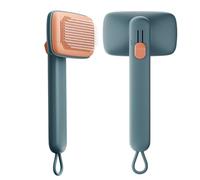 Cat Grooming Brush - and Soft Bristle Smoothing | Gentle Control for Cats and Kittens, Removes Loose Hair, Perfect for Short and Long Handle,