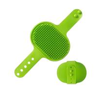 Cat Grooming Brush, Cat Grooming Brush with Carry Strap, Adjustable Massage Brush, Dry and Wet Usable for Short and Long Coat, All Breeds, Small, Medium, Large