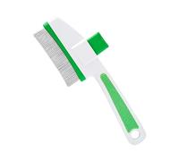 Cat Grooming Brush - Pet Grooming Supplies with Release Button,Puppy Flea Cleaning Comb - for Shedding Massage Long and Short Haired Cats Dogs Outdoor Indoor