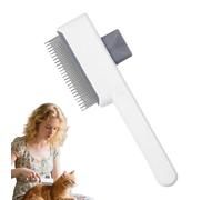 Cat Grooming Comb - Cat Brush Against Tangles, Care & Cleaning For Short & Long Hair At Home & On The Go