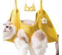 Cat Grooming Hammock, Cat Nail Clippers Hammock, Claw Cutting Cat Towel, Breathable Cat Care Harness - Nail Trim Retention Bag, Dog Grooming Hammock, Care Sling for Home