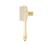 Cat Grooming Massage Brush Pet Comb Professional Open Knot Pet Hair Removal Brush Durable Kitten Pet(Yellow)