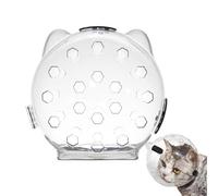 Cat Grooming Muzzle - Breathable Cats, Ear Bubble Cover, Kitten Anti Bite Shield, Adjustable Groomings Head, Protective Pet Tool | Cat Grooming Head Cover for Bathing Shaving Nail Trimming Supplies