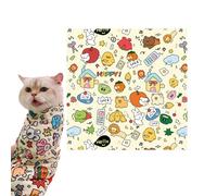 Cat Grooming Wrap,Multi-function Pet Wrap Feeding Medicine Wrapping Cat Magic Cloth,Self-Adherent, Anti-Bite, Anti-Scratch, Anti-Escape Calming Wrap (M,A1)