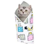 Cat Grooming Wrap, Self-Adherent Adjustable Blanket To Wrap Cat, Anti-Scratch Anti-Bite Anti-Escape Calming Bag, Multifunctional Pet Tool For Safe Easy Nail Clipping
