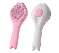 Cat Hair Brush - Goldfish-shaped grooming tool effectively removes loose undercoat, mats, and tangled hair while providing pet massage
