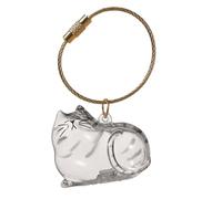 Cat Hair Container - Clear Portable Small Storage Bin, Pet Memorial Keepsake for Loss, Home Organization Jar for Teeth, Car Burial Use, Grief Support Gift for Travel Outdoor Friends Family