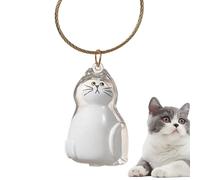 Cat Hair Container - Memorial Keepsake Jar, Portable Pet Storage with Airtight Lid, Clear Glass Remembrance Vessel, Ideal for Pet Loss Sympathy Travel Burial