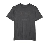 Cat Hair Don't Care: Funny Feline Lover Quote T-Shirt, Men's Big and Tall, Dark Heather Grey, 3X Tall