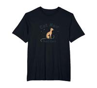 Cat Hair Don't Care: Funny Pet Lover Graphic T-Shirt, Men's Big and Tall, Black, 2X Tall