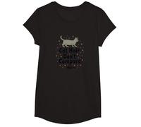Cat Hair Don't Compare - Feline Lover Humor T-Shirt, Girls, Black, XS