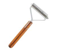 cat hair | double-sided pet grooming with rounded ends - effective hair care tool for loose fur, tangles, knots |