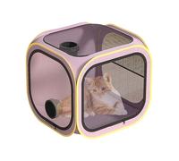 Cat Hair Drying Box, Drying Crate, 19.69x19.69x19.69in Portable Pet Grooming Room Cage, Anti-Hair Flying Design, Safe and Comfortable Dryer for Cats, Dogs, Puppie