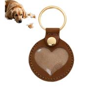Cat Hair Key Chain - Pet Hair Storage Decorative Keyring | Memorial Heart Shape Pendant Key Chain for Collection Backpack Purse Charm Bag Women Men