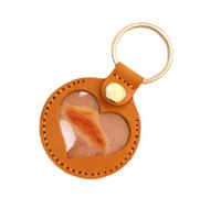 Cat Hair Key Chain,Pet Refillable Hair Keyring - Pendant Memorial Heart Shape Key Chain for Backpack Men Purse Charm Bag Women Collection