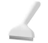 Cat Hair Rake - Stainless Steel 6 Inches | Non-Slip Grooming Brush, Effective Undercoat Rake For Kittens And Adult Cats, Removes Dead Hair And Mats, Home Grooming