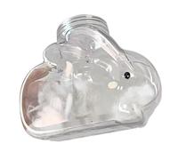 Cat Hair Storage Bottle, Cat Rabbit Fur Memorial Fur Keepsake, Transparent Pet Hair Container Collection, Cute Pet Memorial Gifts for Cat Lover