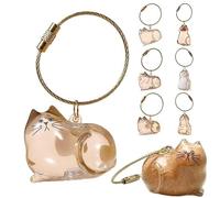 Cat Hair Storage Bottle,My Pet's Fur Container,Pet Keepsake Capsule Collector Memorial Keychain,Transparent Box Pendants