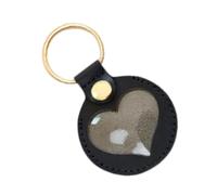 Cat Hair Storage Keychain,Memory Keychain For Dog Locks|Cute Keychain With Heart For Backpack Bag Men Women, blackone, se beskrivning