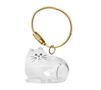 Cat Hair Storage Pendant, Memorial Accessory for Key Fob for Memory, Lightweight Cat Jewellery Pendant for Wallet, Handbag, Backpack and Bag, Siehe Beschreibung, PP, See description