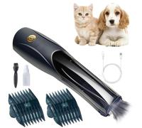 Cat Hair Trimmer - 3-Speed USB Electric Pet Razor, Features Ultra-Quiet Low-Frequency Suction Vacuum to Prevent Feline Panic, Built with Anti-Clog Straight-Line Collection Channel | for Thick Hair