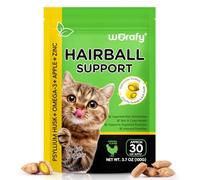 Cat Hairball Remedy Treats, Tasty Supplements to Help Prevent & Remove Hairballs, Supports Digestion, Skin & Coat Health, Chicken 100g (3.7 Oz)