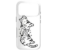 Cat Half Cut Funny Anime Cats Case for iPhone 17 Pro