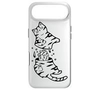Cat Half Cut Funny Anime Cats Case for iPhone Air