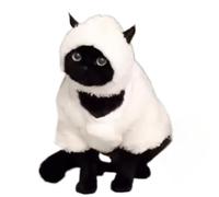 Cat Halloween Costume Cotton Lamb Cosplay Sheep Clothes for Devon Rex Pets Shirt Pet Boy Coat for Small Dogs Dog Cute T-Shirt Cat Girl Outfits Dog Fall Sweaters Winter Costumes (XS,Sheep)