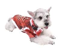 Cat Halloween Costume - Pet Costume, Cat Clothes | Cat Food Creepy Pet Blood Shirt Print Pet Dog Clothes, Dog Four Legs Clothes Bloody Skeleton Clothes Bloody Pet Transformation Costume for Pets