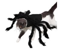 Cat Halloween Costume, Spider Vest with 8 Plush Legs for Parties | Covers only the back, adjustable buckle straps, thin inner fabric, 2 side clips, for Halloween party and photo