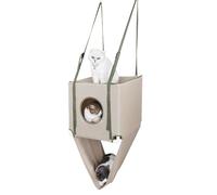 Cat Hammock - 1350g Adjustable Two Tier Cat Lounge | Polyester Metal Caat Hammock - Sturdy Hanging Door Hamock Providing Napping Playing And Climbing Space For Kittens Cats At Home
