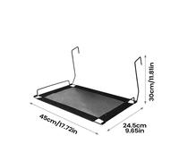 Cat Hammock Bed Breathable Metal Frame Bed Folding Indoor Cat Window Perch for Kitten Small Medium Large Breed Home