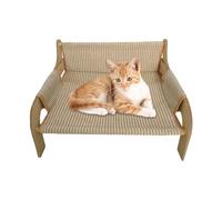 Cat Hammock Bed, Elevated Pet Sofa, Cooling Experience Lounge Chair, Comfortable Cat Couch, Ideal for Kittens and Small Dogs, Outdoor, Bedroom, Sleeping, 20.47x16.54x11.61 inches
