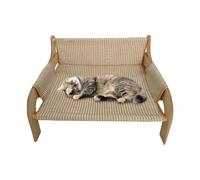 Cat Hammock Bed - Elevated Pet Sofa, Cooling Lounge Chair | Breathable Summer Furniture For Outdoor Sleeping Spot, Comfortable Dog Couch For Kitten Small Dogs, Living Room, Bedroom, Resting Relaxing