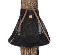 Cat Hammock Bed | Mesh Pet Sleeping Cave - Cat Sleeping Bed with Roll up Door - for Outdoor Backyard Patio Lawn Camping Hiking Park