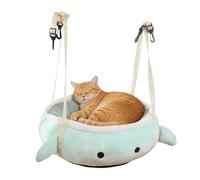 Cat Hammock - Breathable Kitten Rest Nest Seat for Puppies, Sturdy Frame, Soft Lying Cushion, Space-saving Design, Cosy Favourite Place for Pet Parents, Animal Lovers, Animal