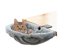 Cat Hammock Distance - Under Desk Hanging Bed, Adjustable Strap, Soft Breathable Fabric, Cosy Resting Space Design | Pet Friendly