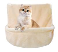 Cat Hammock for Chair - Cat Bed with Guardrail, Sleeping Bag with Metal Bed Frame, Heavy Duty Cat Hammock Window Seat, Breathable Cat Wall Shelves