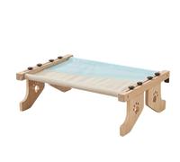 Cat Hammock for Chair Sturdy Adjustable Wood Metal Seat Perch Sill | Hammock Design, Wood Robust Metal Frame for Large Cats, Kittens