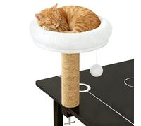 Cat Hammock for Desk - Tilt-Proof 360° Rotatable Adjustable | Rotating Cat Table Nest - For Outdoor House Bed Side Winter Window Sill Living Room Balcony Bookshelf Bedroom
