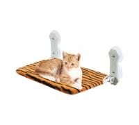 Cat Hammock for, Heavy Duty Folding Wireless Seat, Lounger for Cats with Sturdy Suction Cups, for Small, Medium and Large Cats for Sleeping and Resting on the