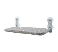 Cat Hammock for Window - Foldable Cat Hammock - Glow in the Dark Suction Cups Resting Seat with Interactive Toys for Small Spaces Naps Quiet Relaxation Indoor Near Window Living Room